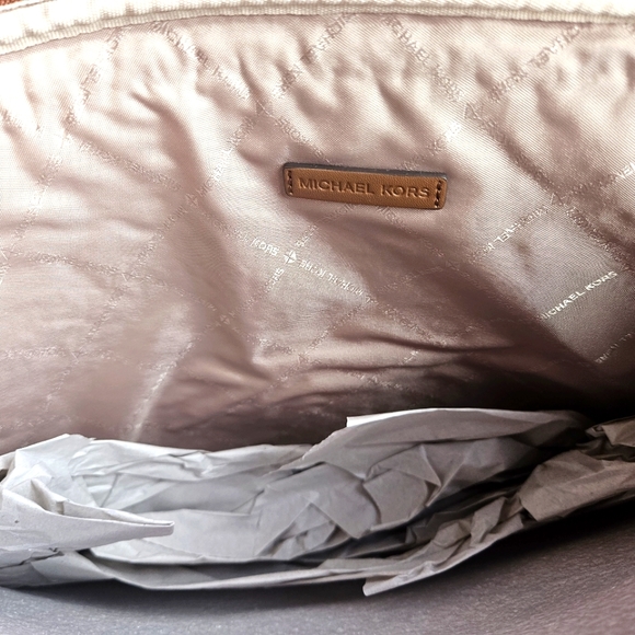 Michael Kors Kali Large Shoulder Tote W/ Laptop Case Vegan Leather Luggage - Picture 6 of 14